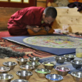 Cát Mandala thỉnh tại tu viện ở Lhasa (Tây Tạng)